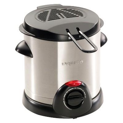Presto Electric 1qt Deep Fryer - Silver - 05470