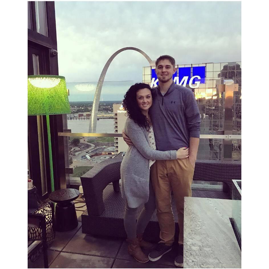 Though our time apart was hard, being a tourist in STL with you was fun!