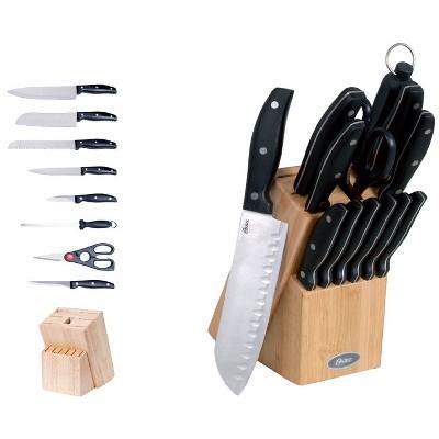 Oster Granger 14pc Stainless Steel Cutlery Set Black