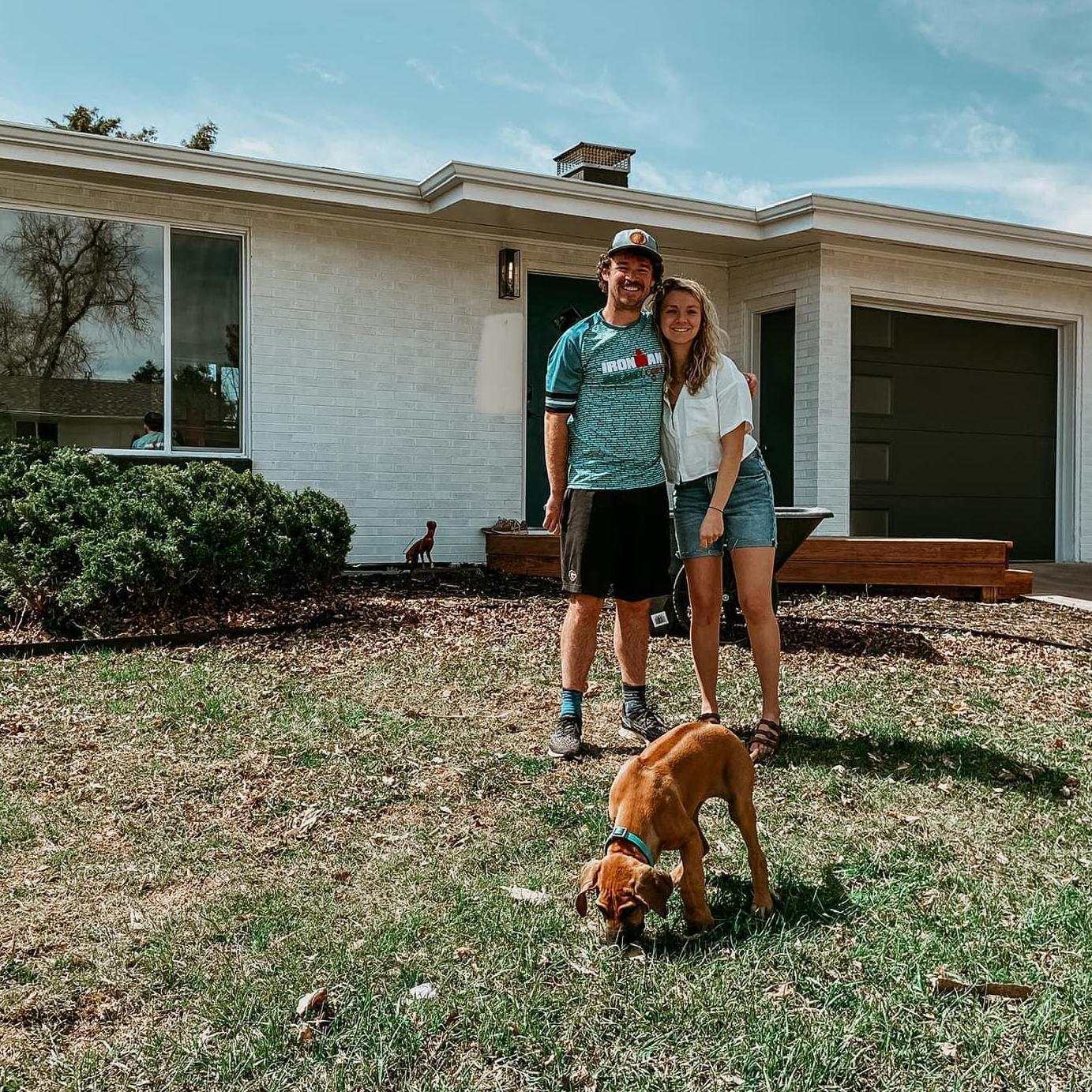 First family photo in the new house with the Bird. April 2021