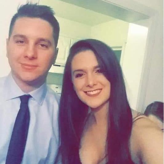 Our very first photo together from before we were dating. New Years Eve, 2016
