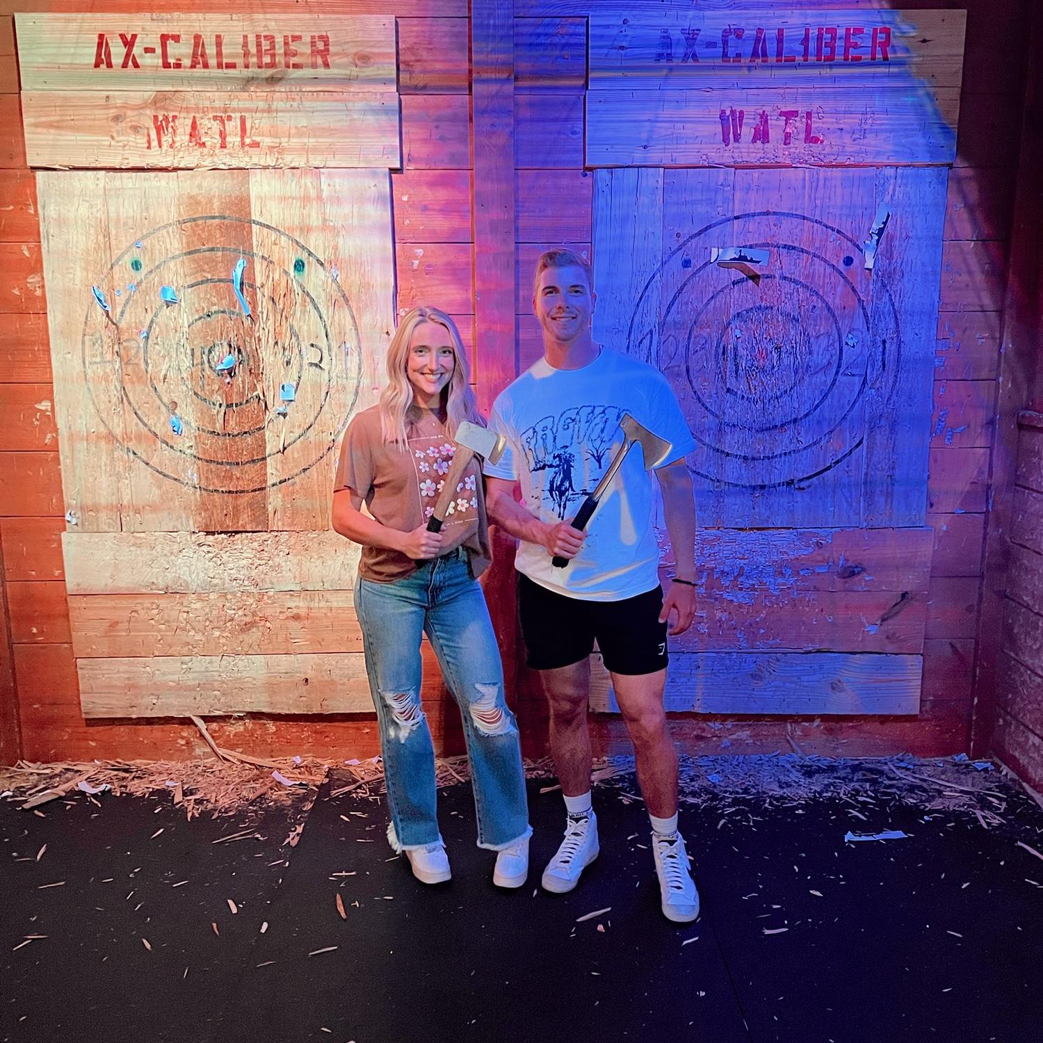 Ax Throwing date!