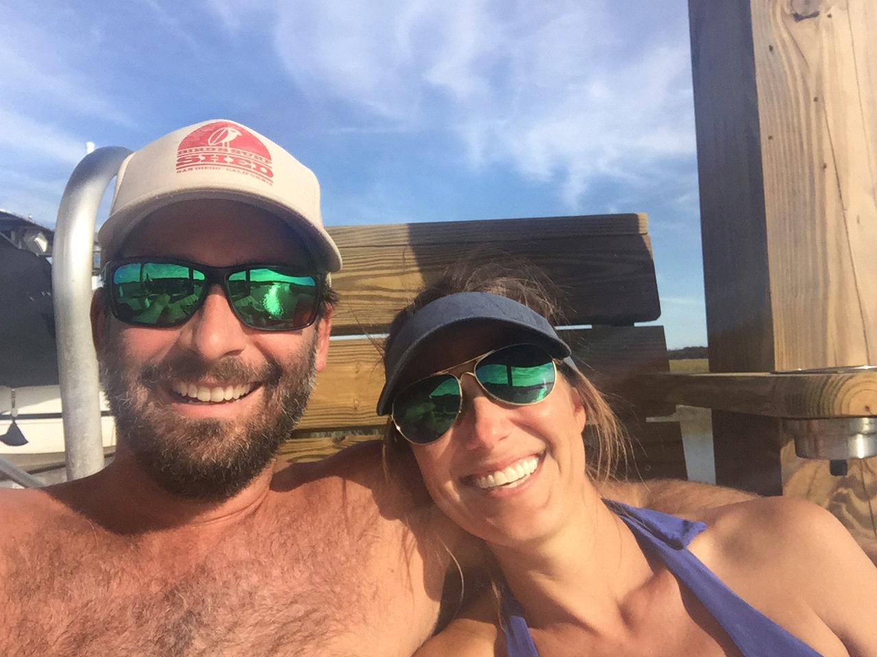 The dock at Sea Forest, Edisto.  A few feet from where we got engaged.