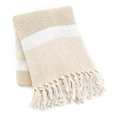 Rethread Throw - Natural Striped