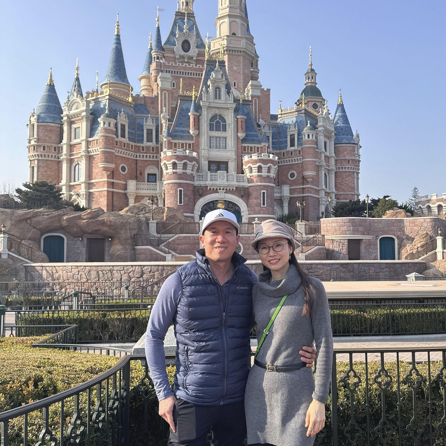 The most magical place on earth at Shanghai Disneyland on Valentine's Day.