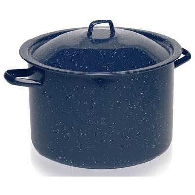 IMUSA 4qt Enamel Stock Pot Blue