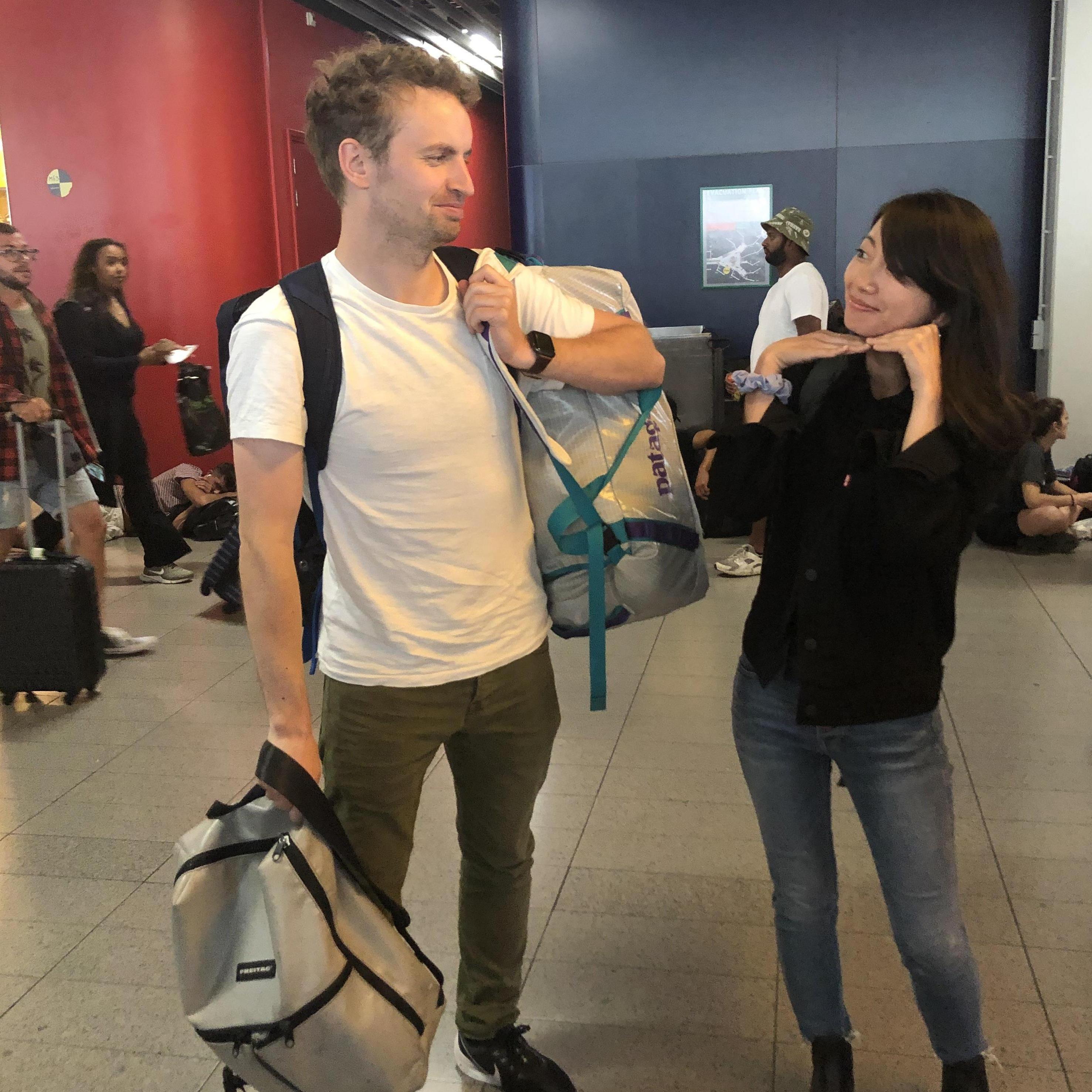 thanks for always being my pack mule 😇