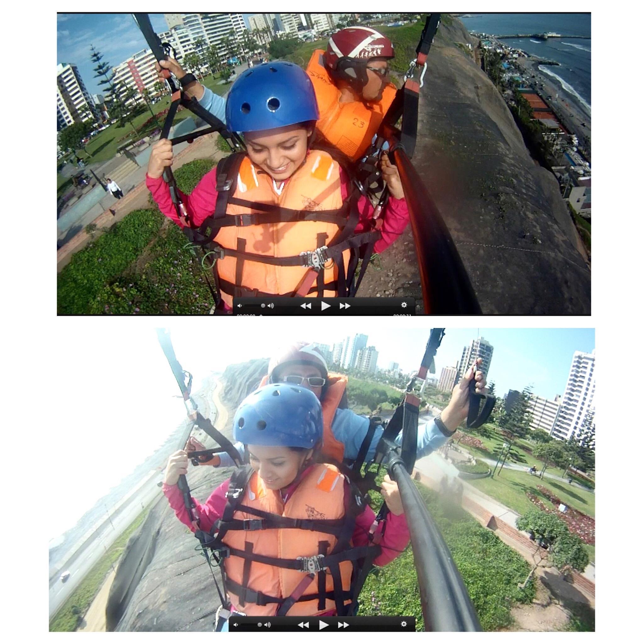 Paragliding in Larcomar Peru
