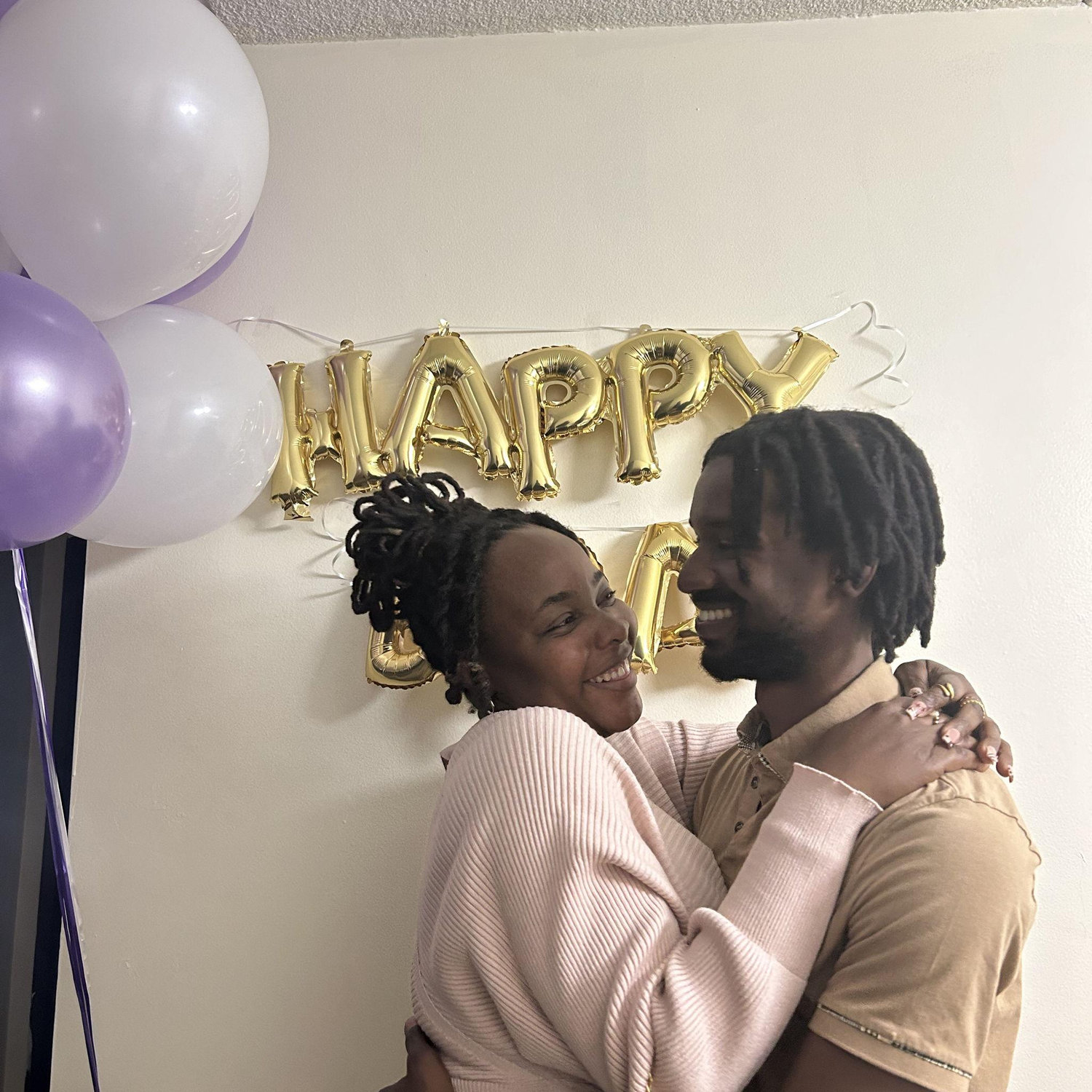 The birthday's suprise.