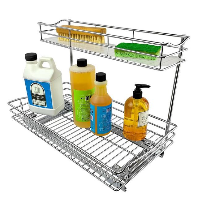 Lynk Slide Out Under Sink Two-Tier Organizer, 11 1/2" X 21"
