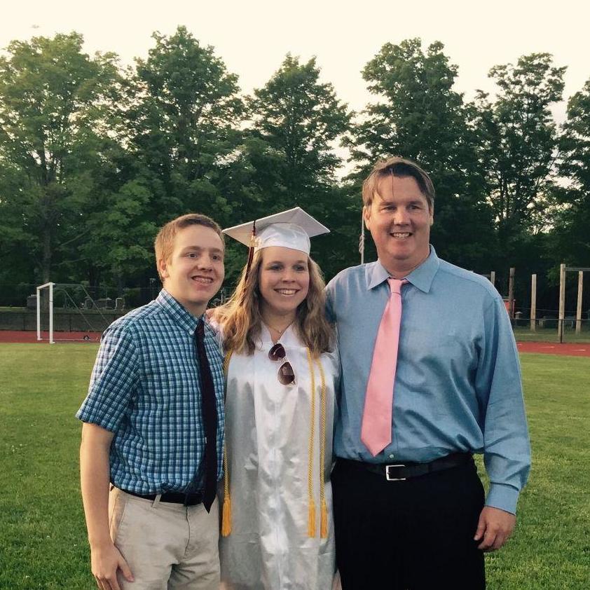 Jason, Carol, & Kevin at Carol's high school graduation