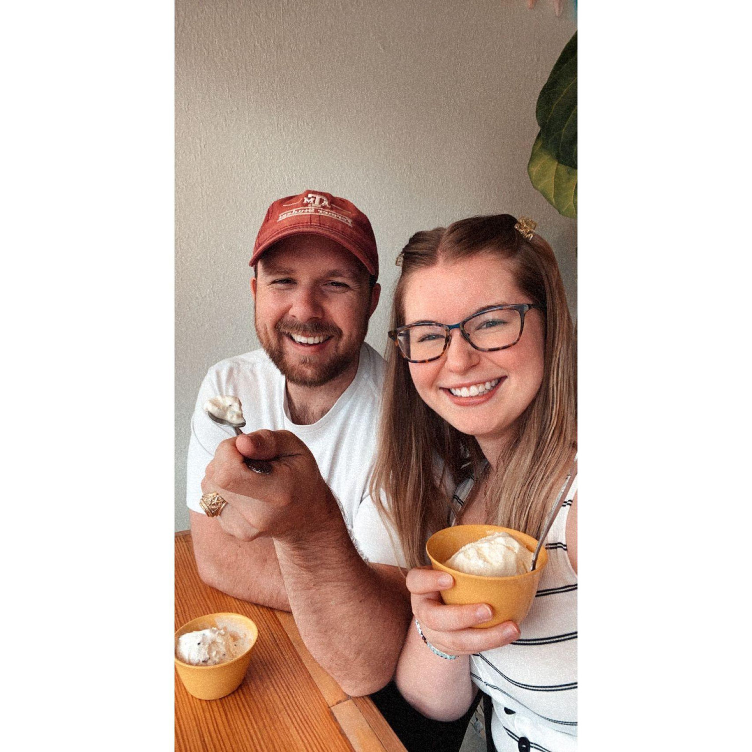 Ice cream dates and sweet treats are definitely common in this relationship!