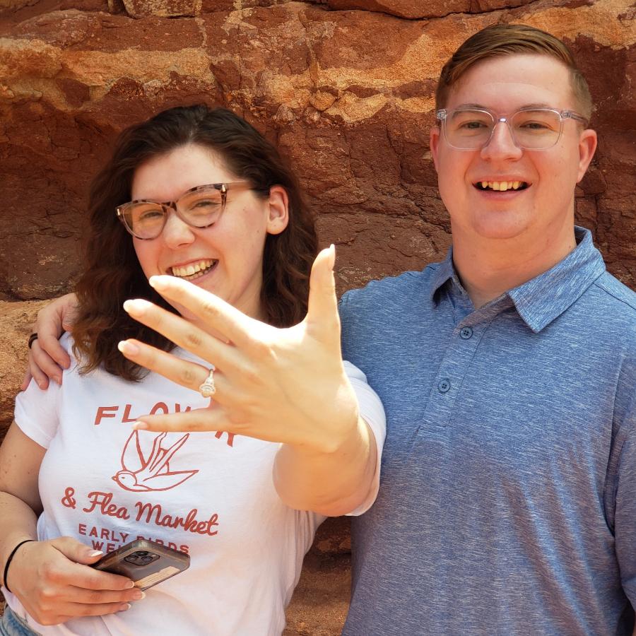 The day we got engaged in Garden of the Gods, 18 June 2022! :)