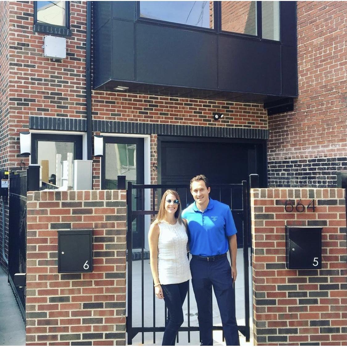 Closing day for our first home!