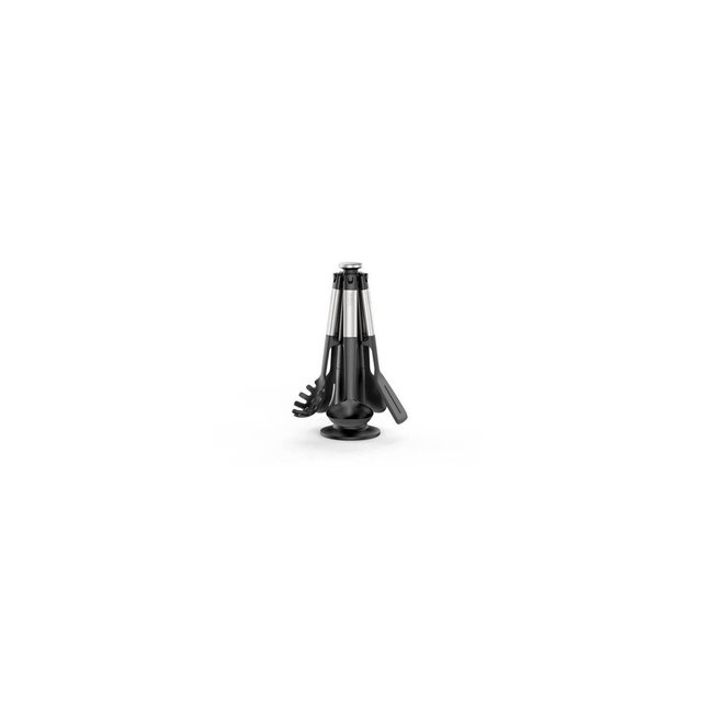 Joseph Joseph 5pc Elevate Silicone Carousel Utensil Set with Rotating Storage Stand: Kitchen Utensils, Dishwasher-Safe