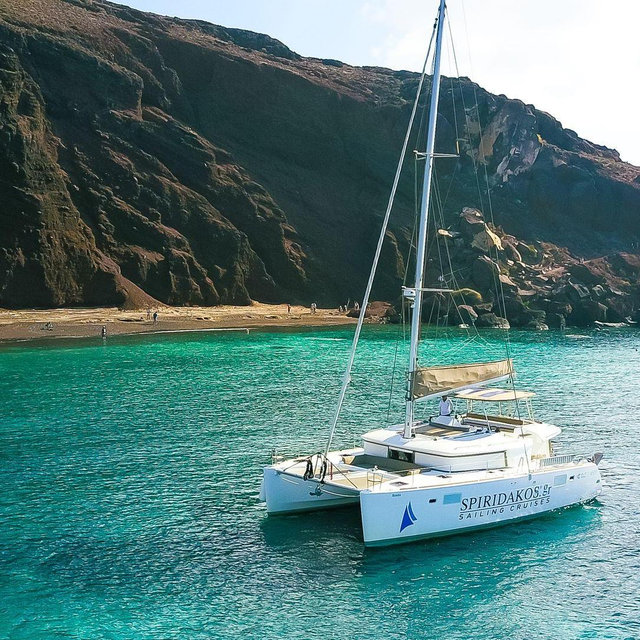 Santorini Sunset Catamaran for Two