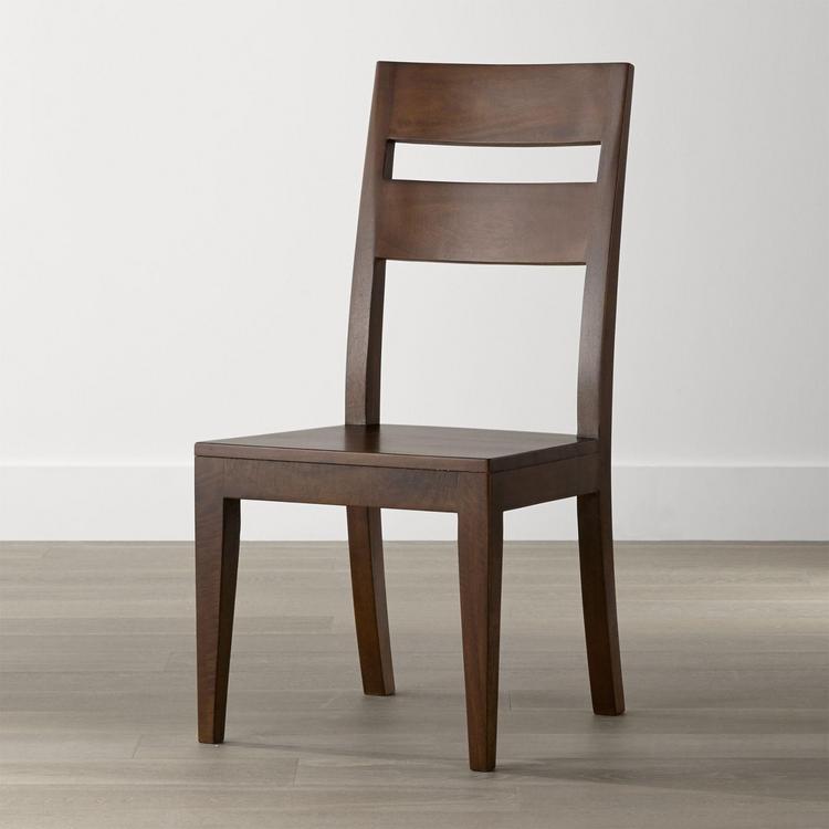 Crate and barrel 2025 dining chairs wood