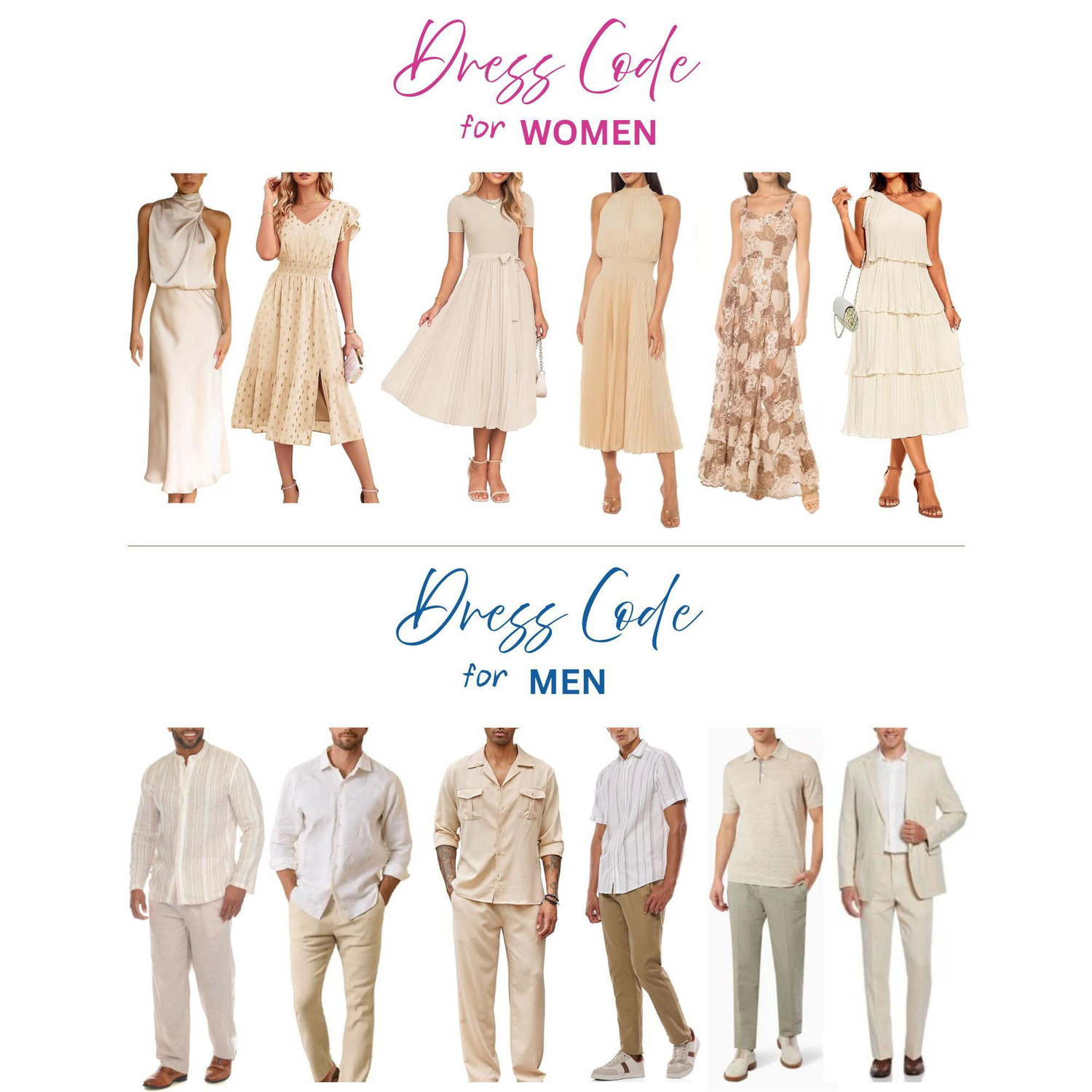 Outfit ideas for men and women