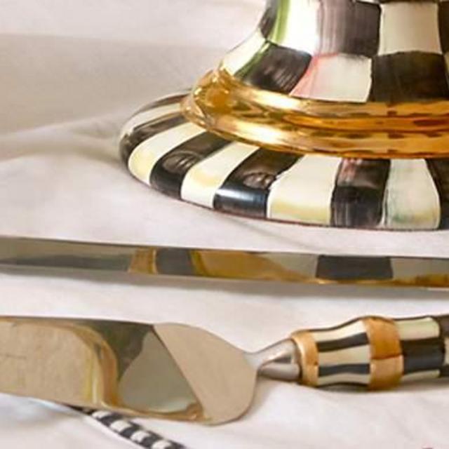 Courtly Check Cake Knife