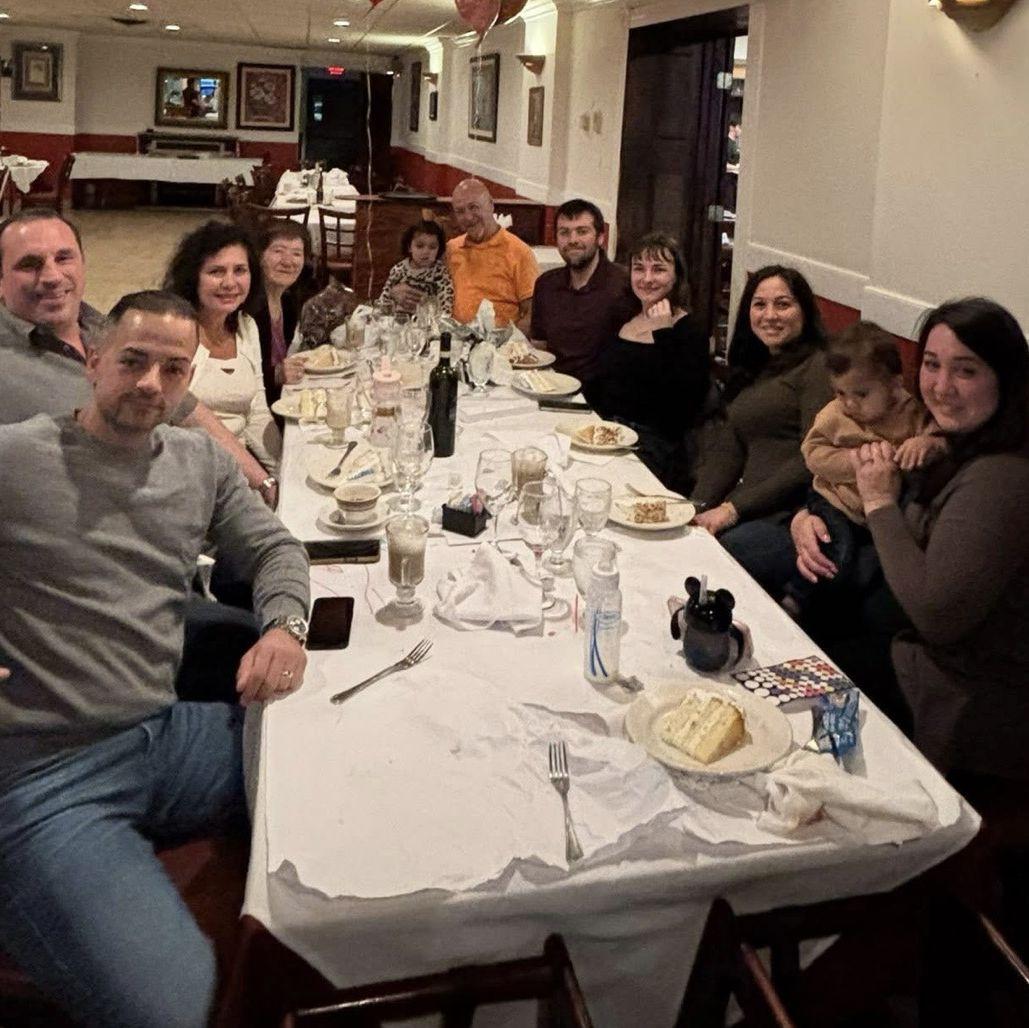 Us with Vinny's family