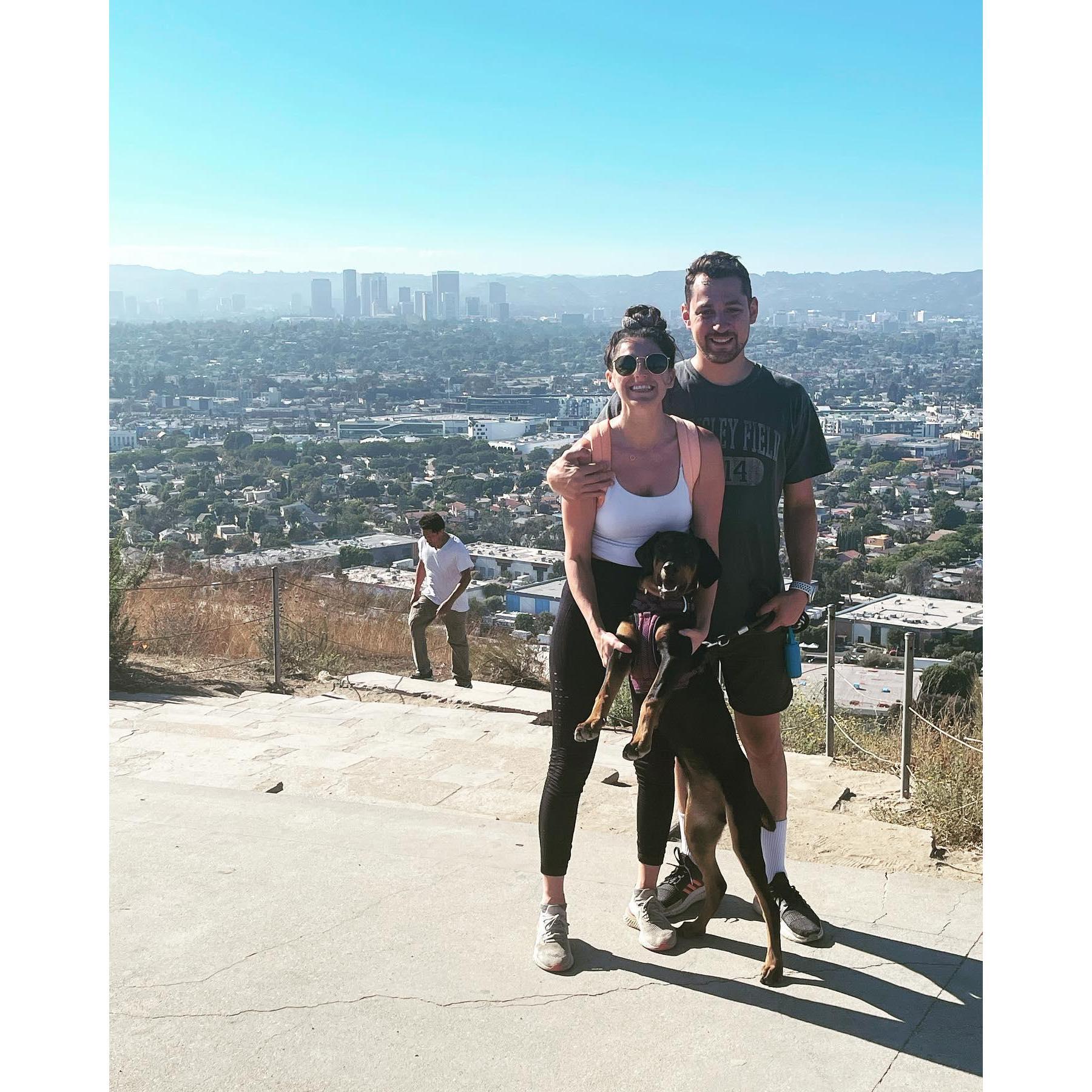 Our first family hike with Ellie Girl