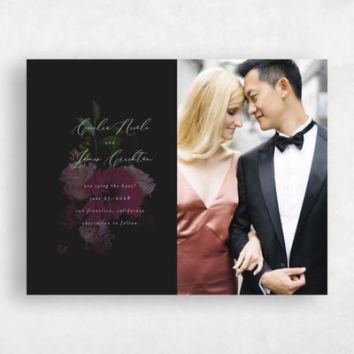 Black Wedding Save the Date - Kylan Bloom