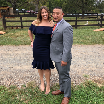 Dressed to impress at Brianne and Mike's Wedding in Orange, VA.