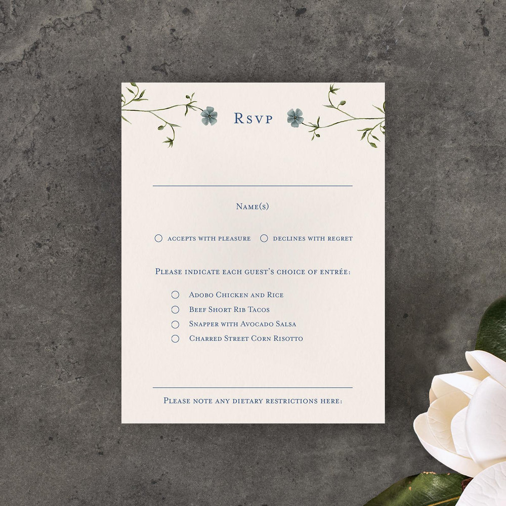 Winstead Portrait | Linen | Zola Wedding Invitations