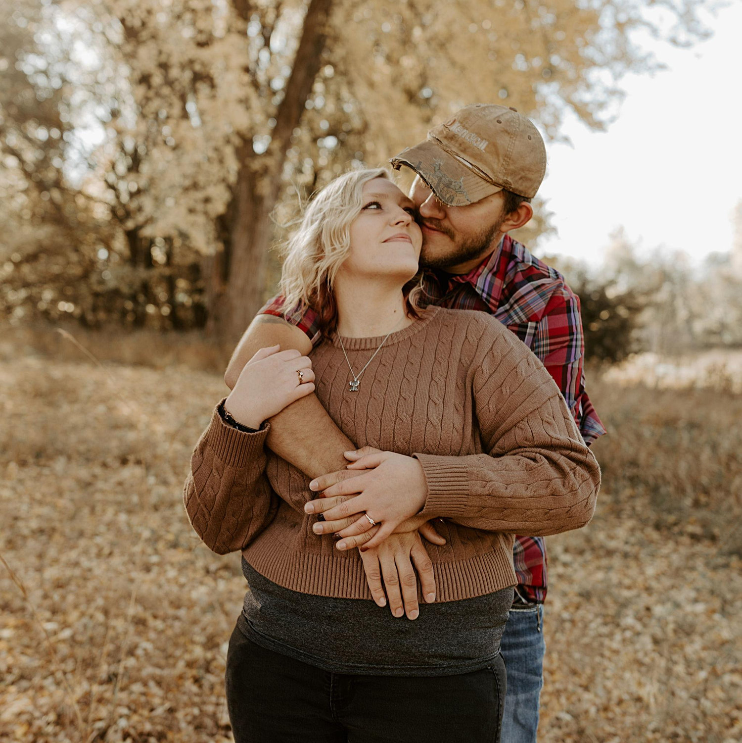 Doing our engagement photos