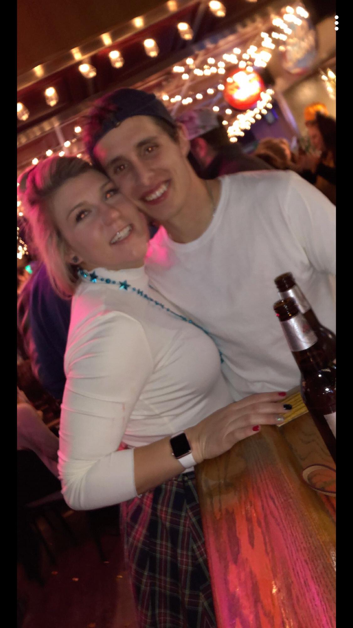 Our first photo together. NYE 2018> 2019