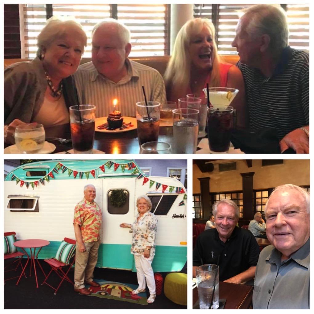 A LOT of laughing is always on the agenda when we meet up with Richard & Barbara! (Oh, and bourbon of course!)
