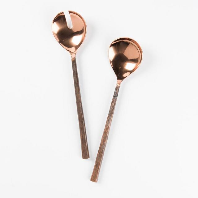 Copper Serving Spoons