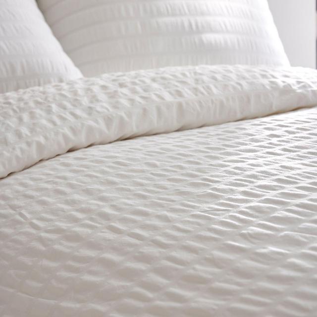 Boll & Branch Seersucker Duvet Set, King