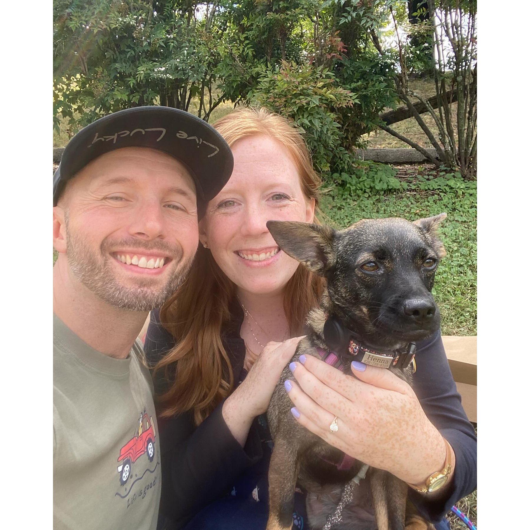 Right after we got engaged!