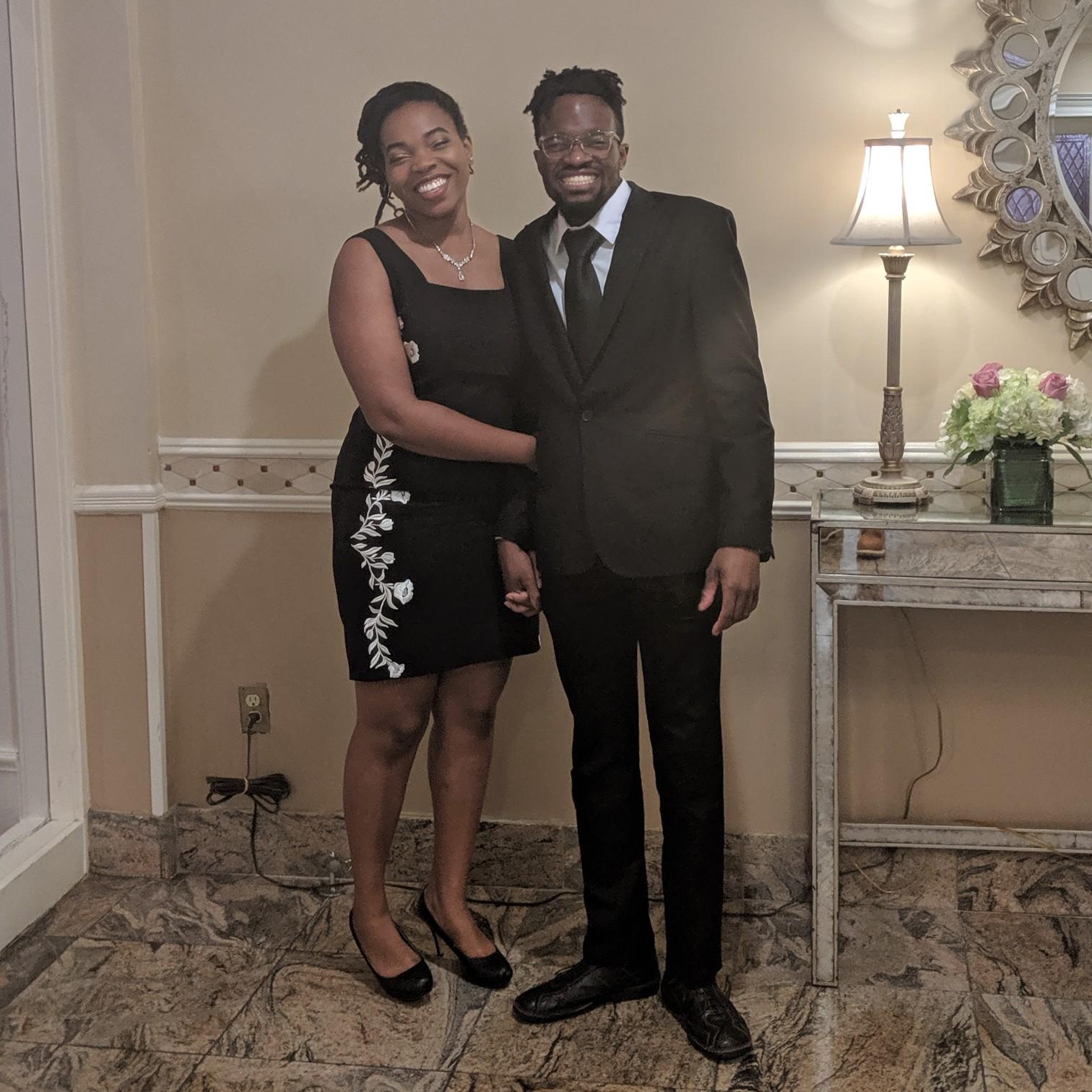 Morgan's mom gave us a couple extra tickets to a hospital gala at Maestro's in the Bronx. We were happy to see each other all cleaned up!
10.4.2019