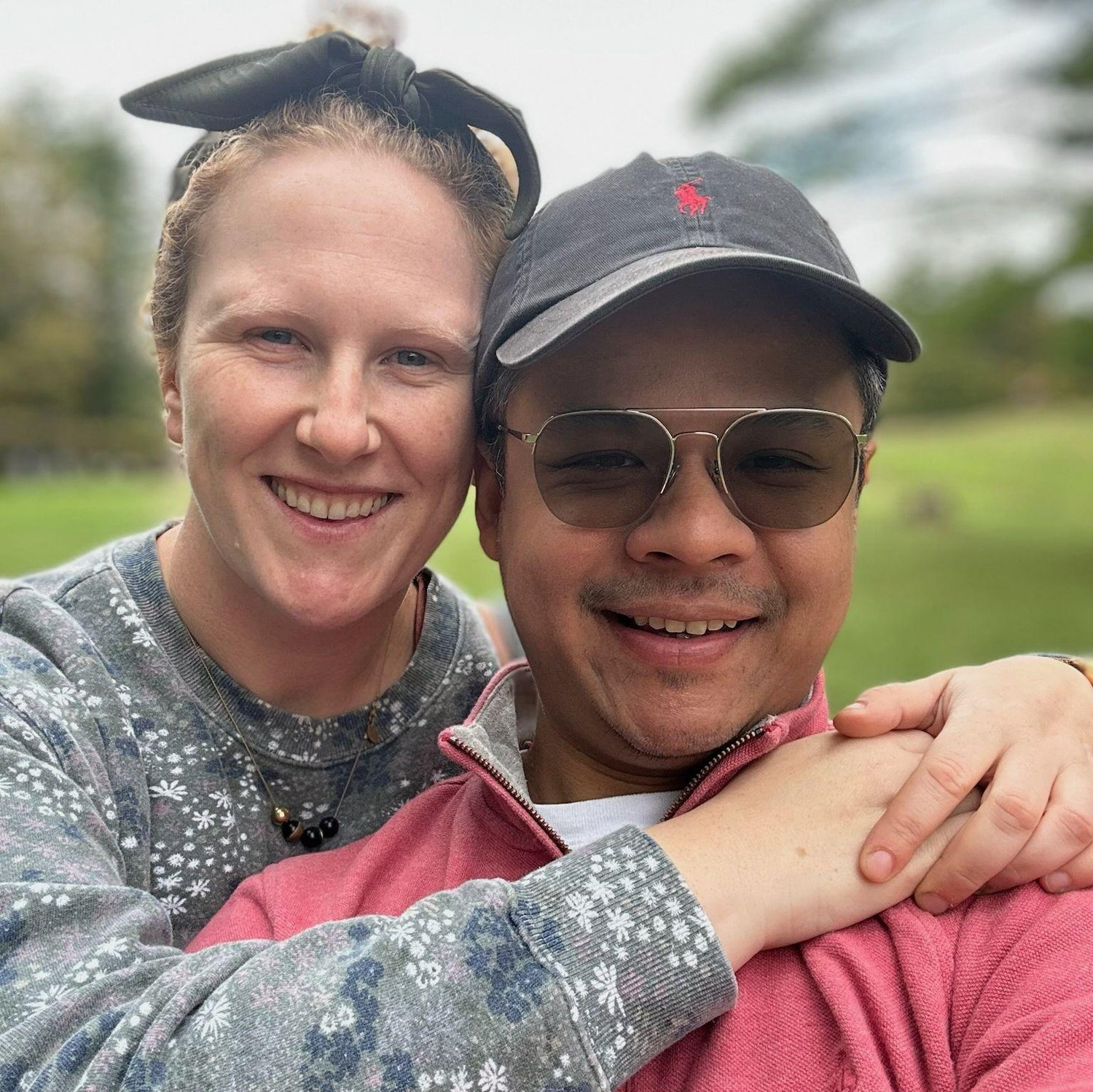 One of our first road trips together - we stopped by Edith Wharton's house on our way back