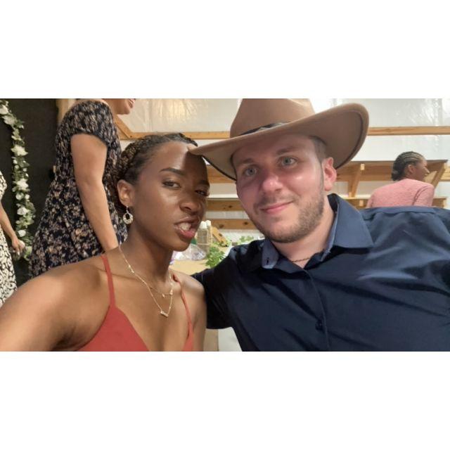 May 2024. Elgin, TX. Attending wedding #6 together. Shout out Zale and Malon!