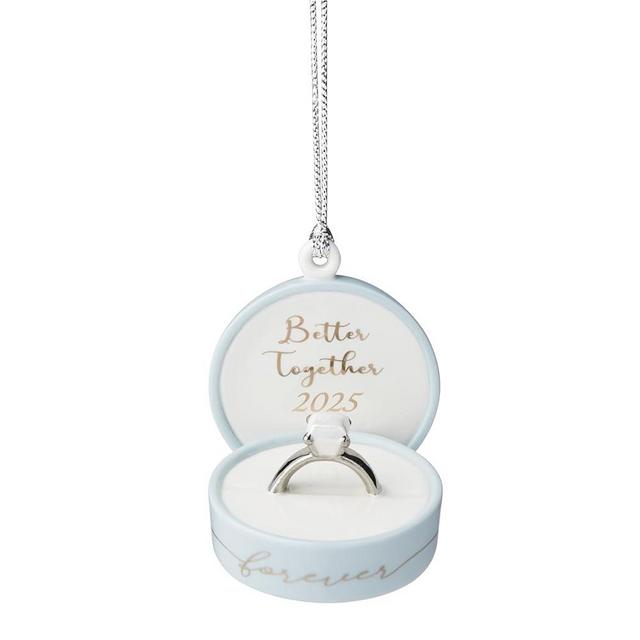 Lenox 897135 2025 "Together Forever Ring Box Ornament