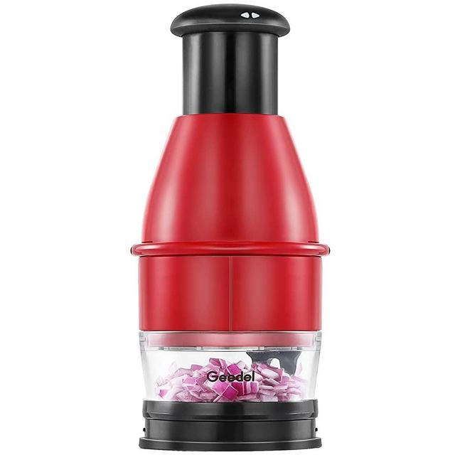 Food Chopper - Easy to Clean Vegetable Chopper Dicer, Onion Garlic Chopper Vegetable Cutter for Veggies Onions Garlics Nuts Salads
