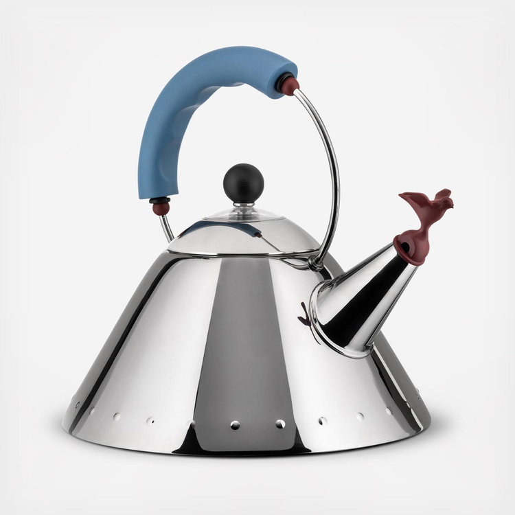 ALESSI ケトル ステンレス製 ALESSI, Michael Graves Stainless Steel Tea Kettle | Zola