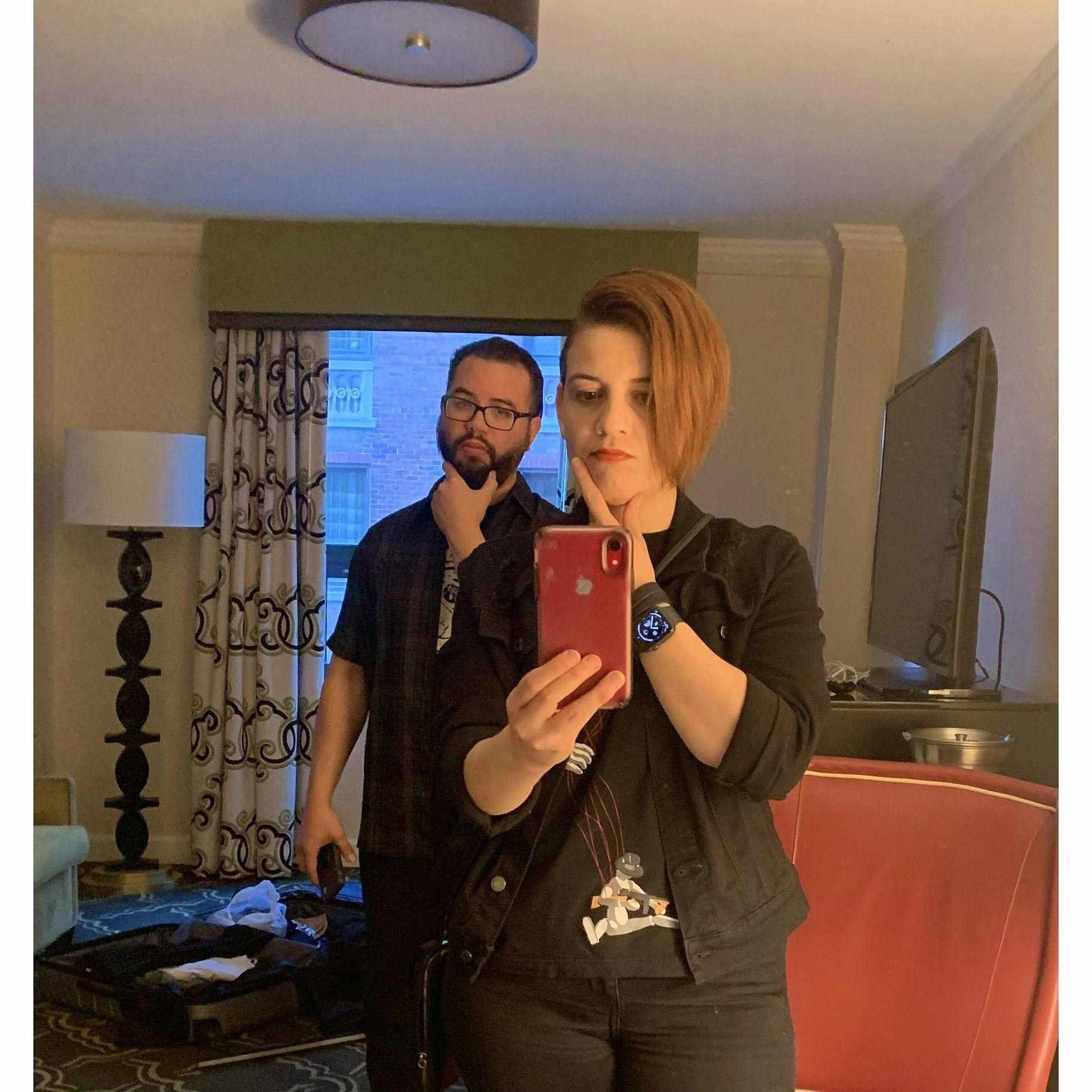 "Should we include this photo?" - "I don't know; Should we?"