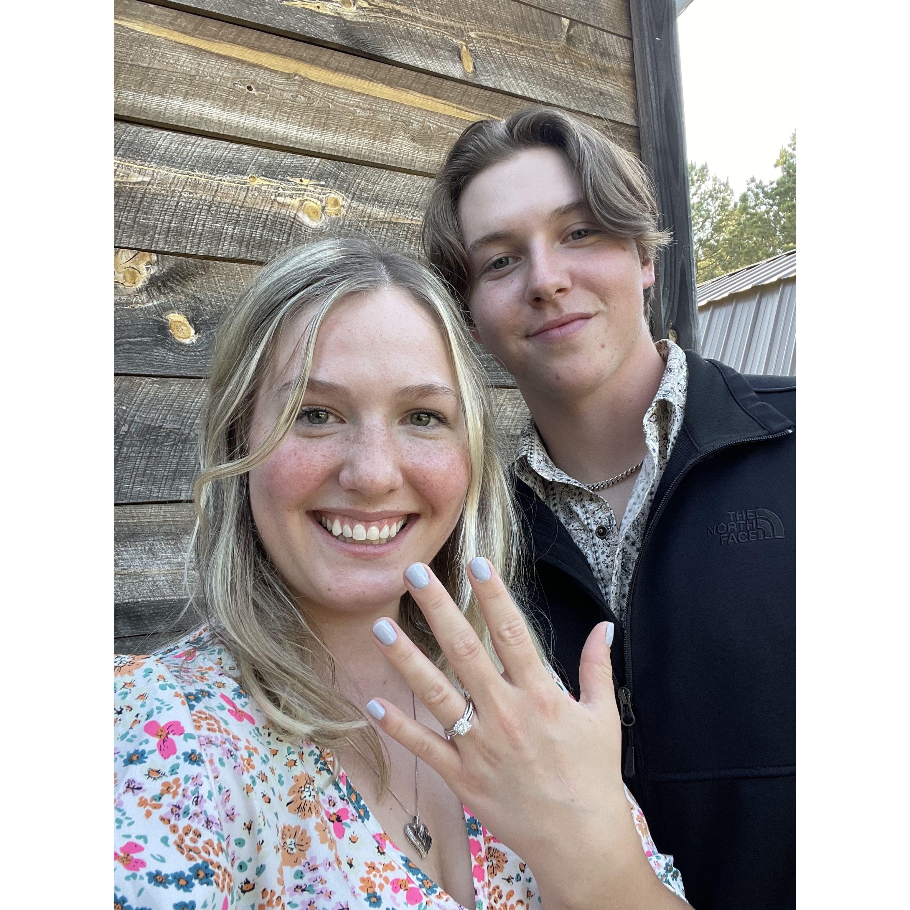 The day Andrew Proposed to Emily