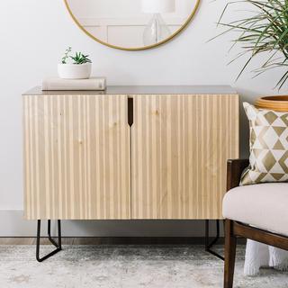 Dove Stripe Credenza