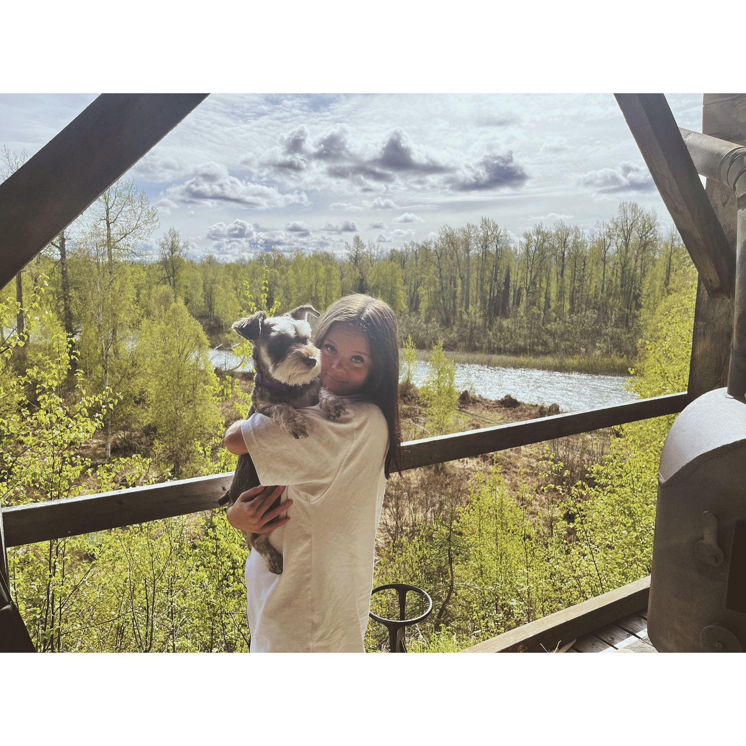 Time up at the Talkeetna cabin!