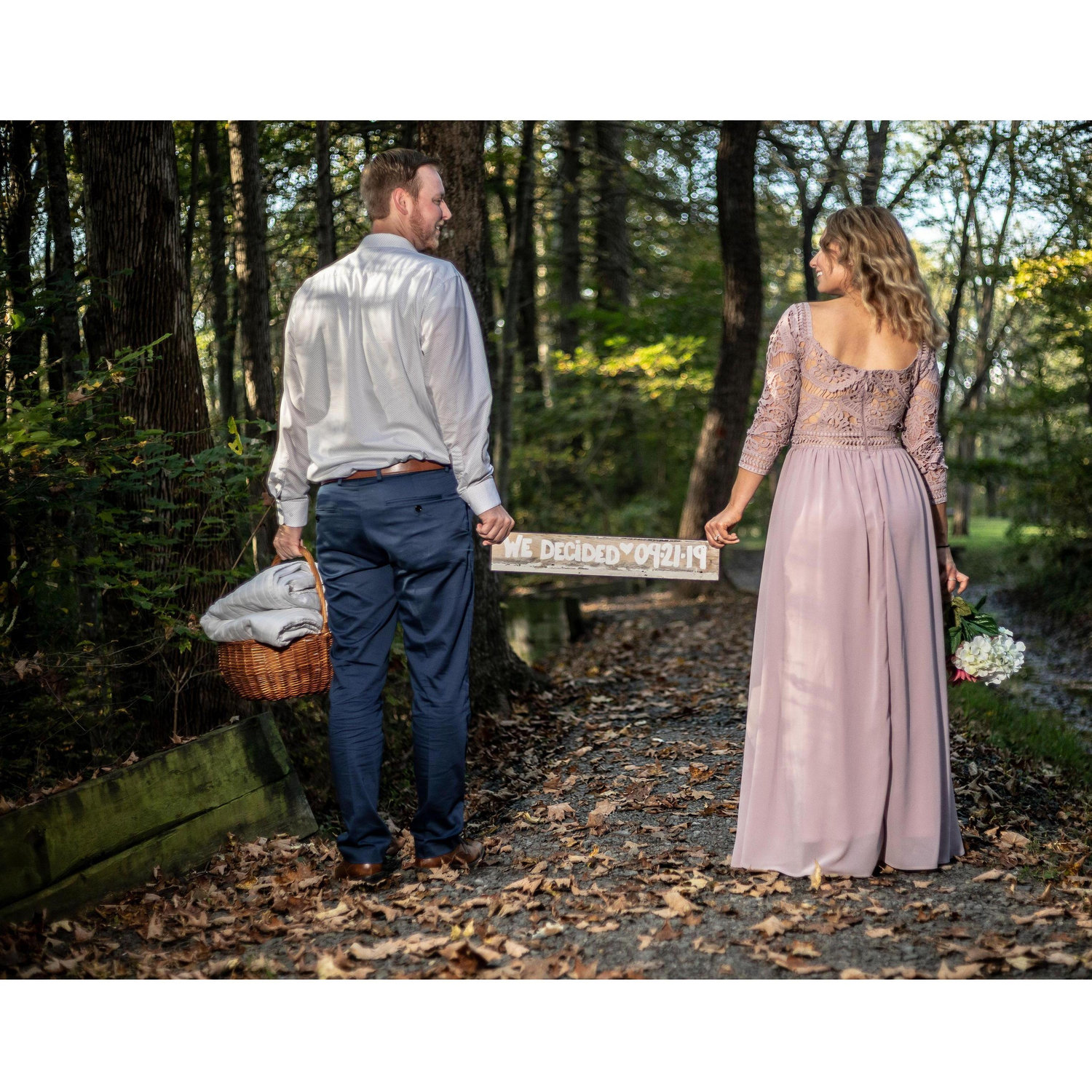 We decided on 09/21/19 for the best day of our lives.