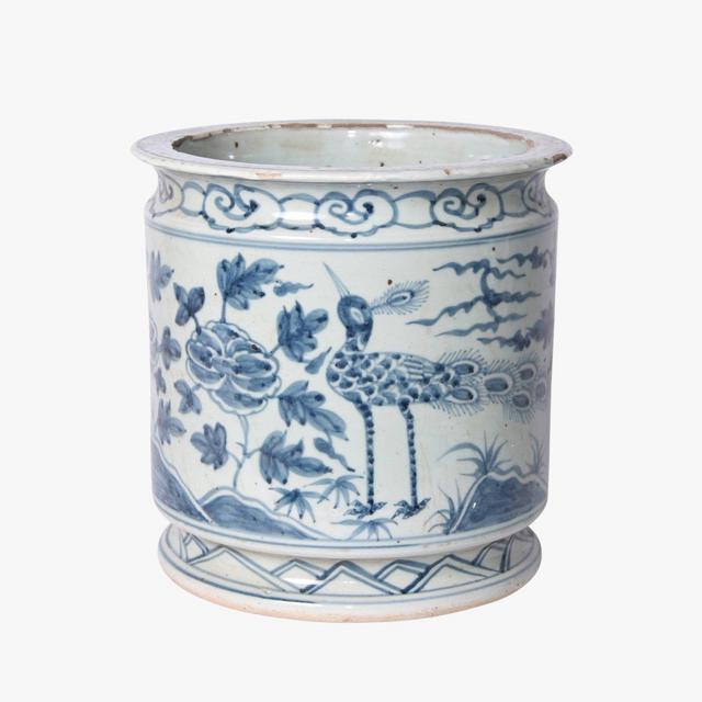 Blue Orchid Pot