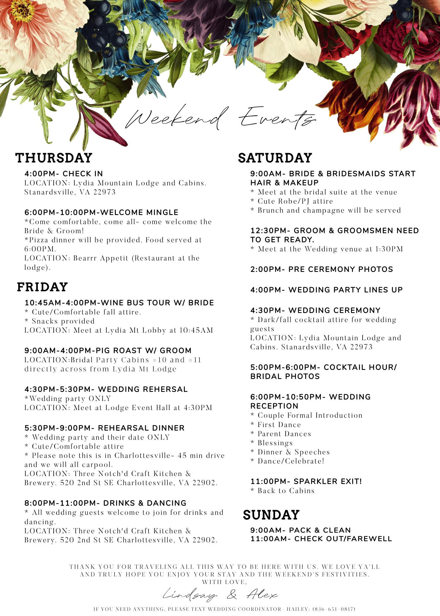 The Wedding Website of Lindsay Gonzalez and Alex Atkins