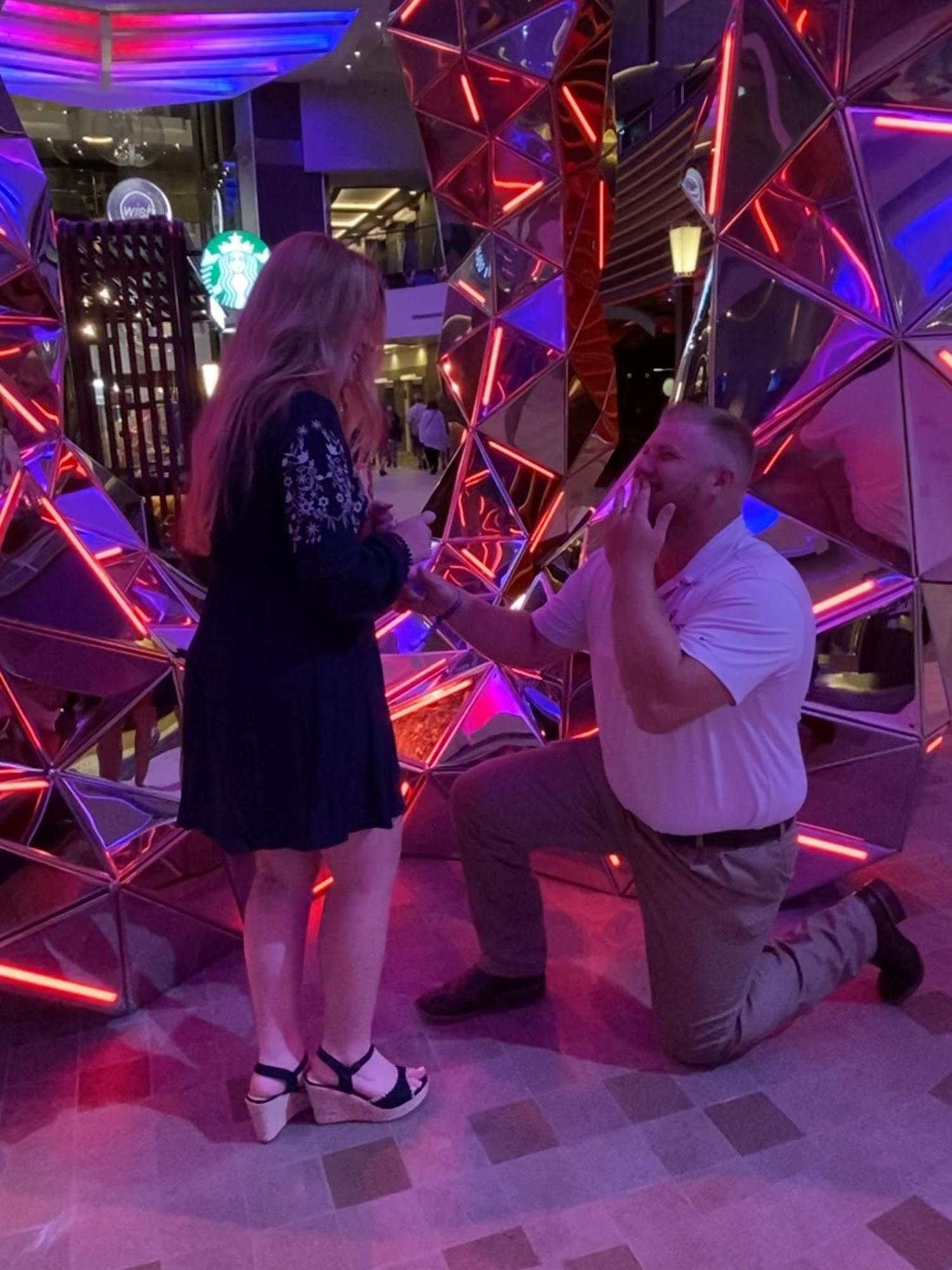 Oct 2021 - his fake cruise proposal