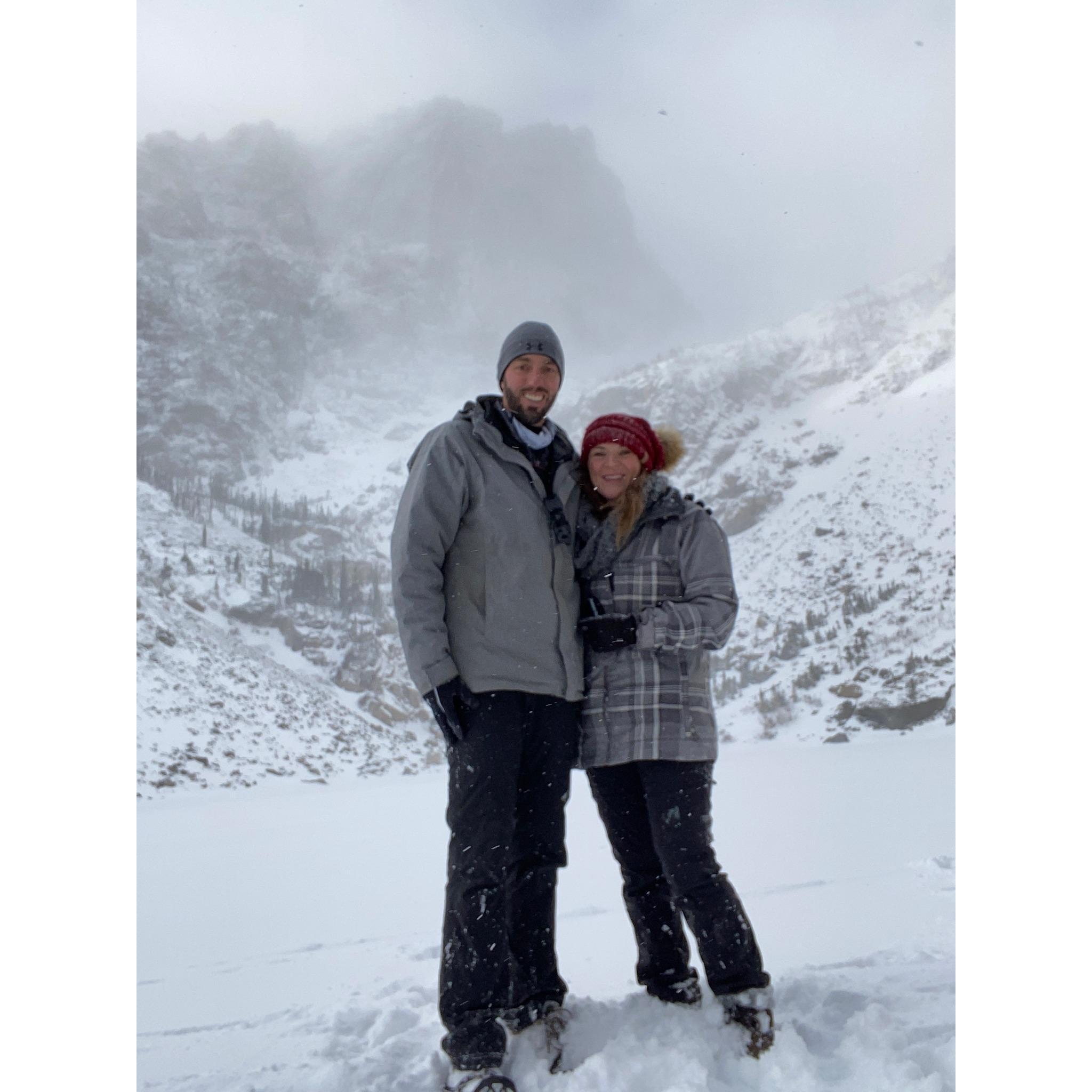 On our second trip to Rocky Mountain National Park - December 2021.