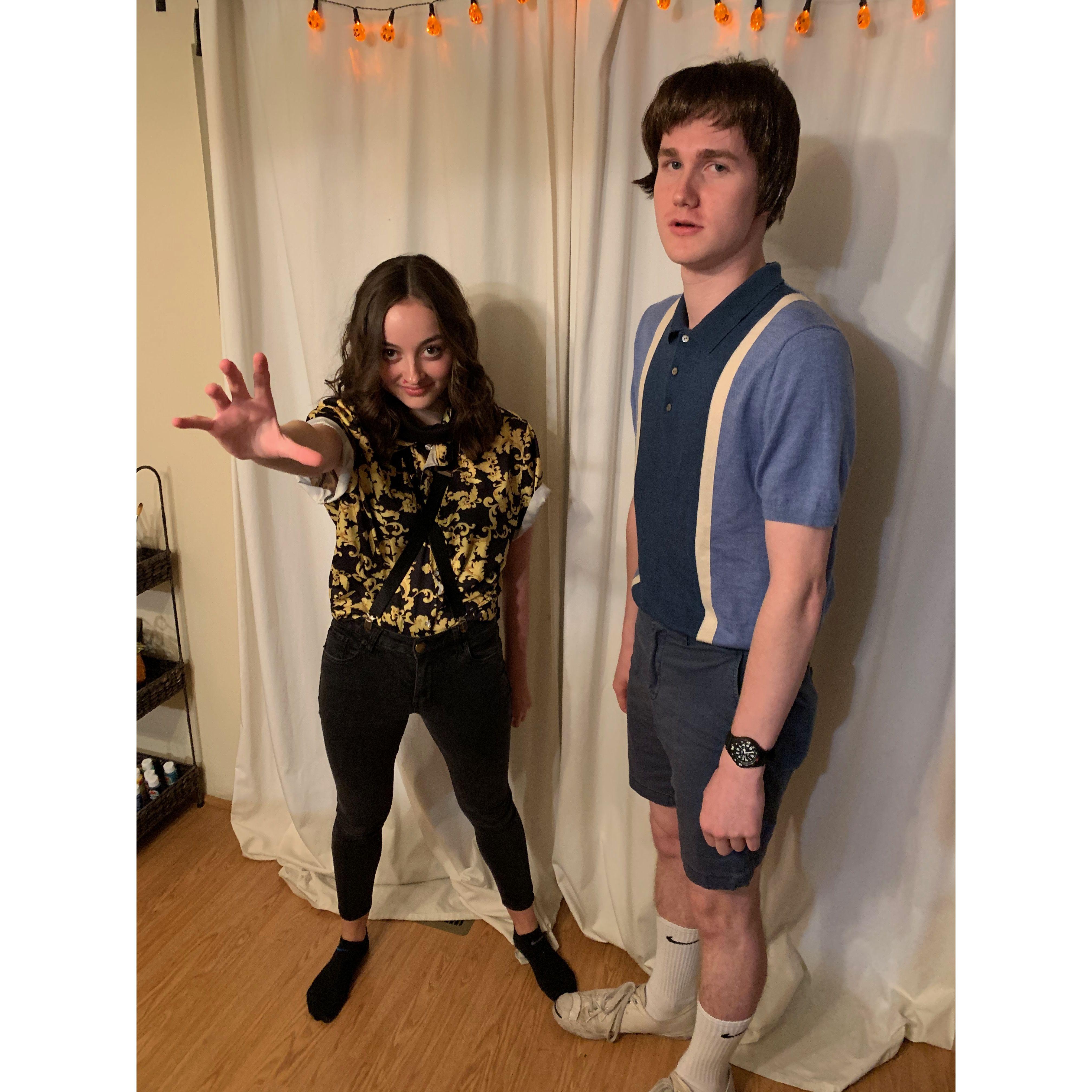 Halloween 2019, Mike & Eleven from Stranger Things
